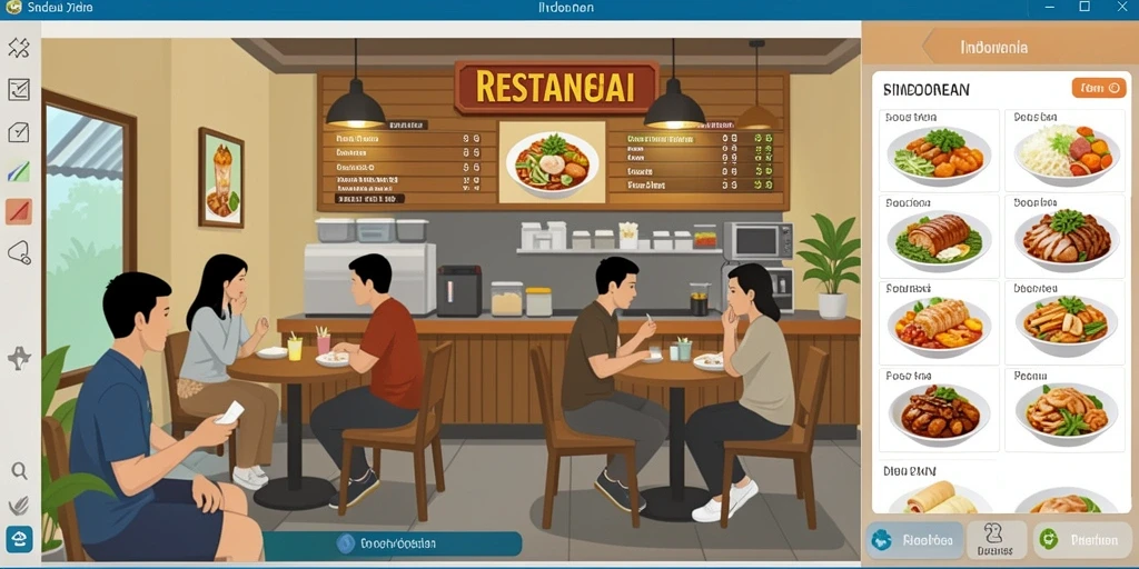 Tampilan antarmuka yang ramah pengguna.