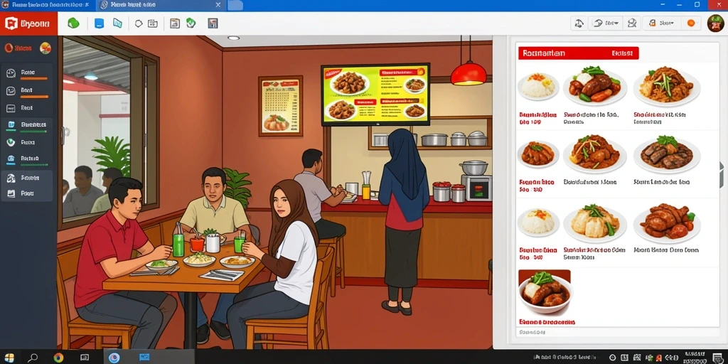Tampilan antarmuka yang intuitif dan menarik.