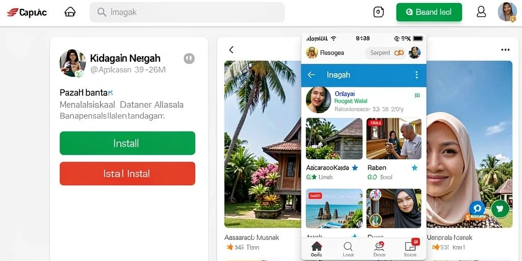 Tampilan antarmuka MEGA388 yang menarik dan mudah dinavigasi.