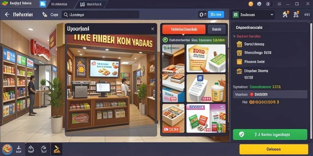 Tampilan antarmuka pengguna yang menarik dan modern.