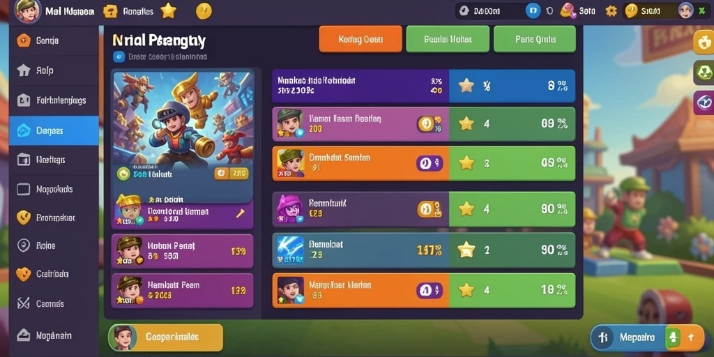 Screenshot menampilkan antarmuka permainan yang menarik.