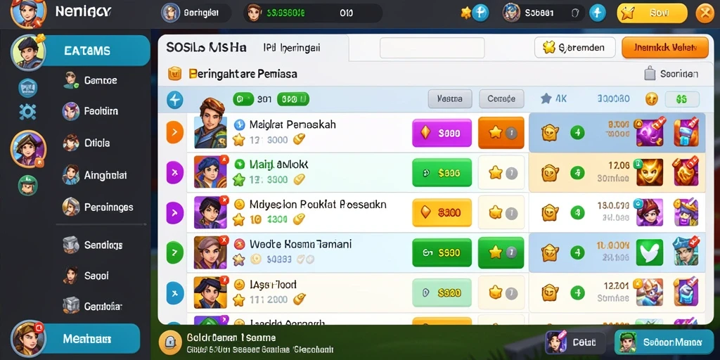 Antarmuka pengguna yang menarik dan intuitif.